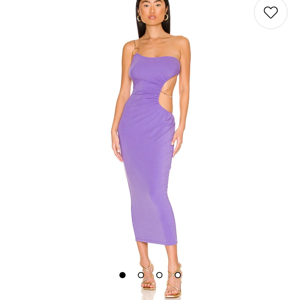 Snake chain Cut Out Maxi Dress in Electric Purple
WeWoreWhat